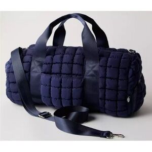 Free People Movement Quilted Duffle Bag Travel Gym NEW